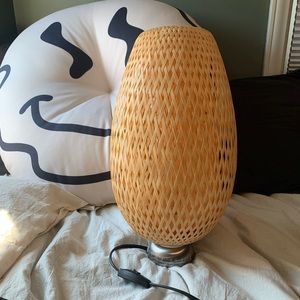 IKEA BOJA bamboo table lamp